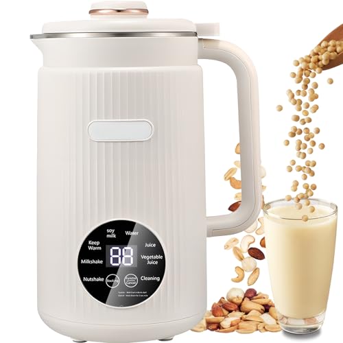 Automatyczna maszyna do produkcji mleka sojowego o pojemności 1,2 l z 10-listkowym ostrzem ze stali nierdzewnej, 12-godzinnym timerem i 9 funkcjami do mleka roślinnego