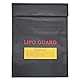 Feuerfeste Dokumententasche,Lipo Safe Bag Feuerfeste Geldkassette Liposack Guard Unterlage für RC-Batterien Schützen Ihre Wertsachen Dokumente Geld Schmuck Brandschutz 18 * 23cm Schwarz