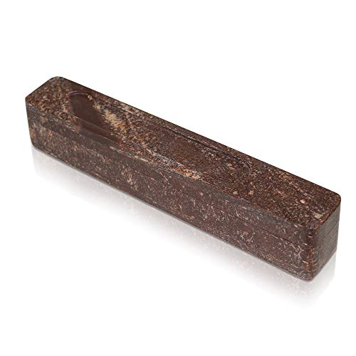 Wooden Incense Holder Burner, Coffin Incense Storage Box Holder for Sticks, Incense-Stick Holder & Ash Catcher with Storage for Meditation, Bedroom, Office (12 Inches)