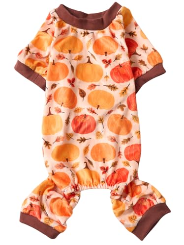 Pijama para perro talla XL con diseño de otoño