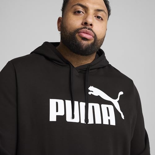 Image of PUMA | Essentials No. 1 Logo Men's Relaxed Fleece Hoodie Black