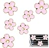 CLKE 6 Pcs Daisy Flower Vent Clips, Air Fresheners Vent Clips, Scents Air Freshener, Car Interior Decor Charm Pink Car Accessories for Girls Women(Pink) #5