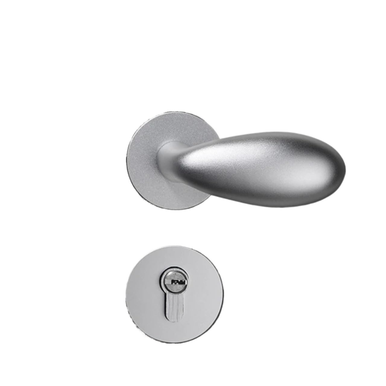 Aluminum Alloy Split Hardware Accessories Indoor Silent Door Lock with Keys 1Pcs(2_45MM)