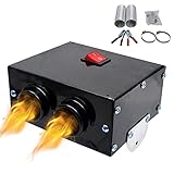 車載用ファンヒーター カーヒーター 除霧器 車用ヒーター 12V/24V 500W 車載暖房機 霜取り装置 ハイパワー 急速加熱 省エネ 暑さ 寒さ対策 車用加熱器 フロントガラス 除霜/除雪/除霧/除氷 ガラス凍結防止 自動車 トラック 冬対策 12V 2穴