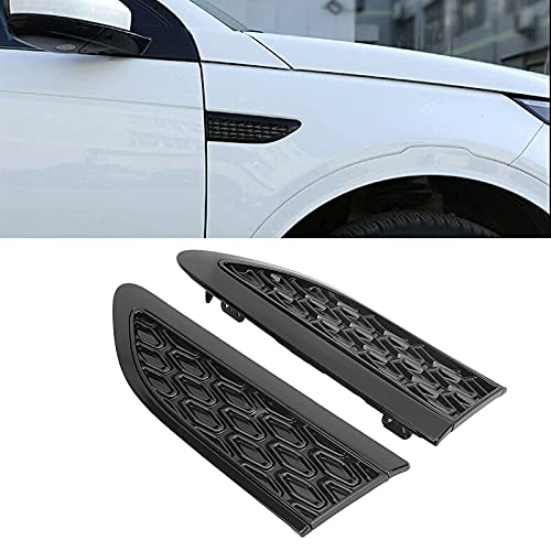 Side Vent Fender Trim,Car Side Air Vent Fender Trim Cover Piano Black Fit for Land Rover Discovery Sport 2015‑2021 - Image 3