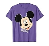 Disney Mickey Mouse Sonrisa Cara Retrato Camiseta