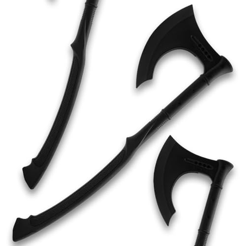 Honshu Premium Polypropylene Training Karito Battle Axe Practice Weapon | Virtually Unbreakable | Textured Handle | 27