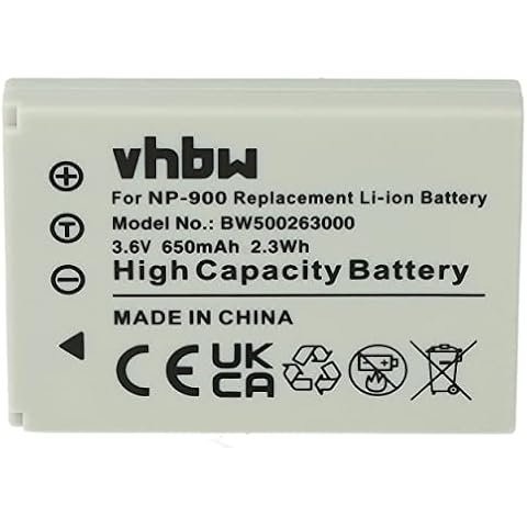 vhbw Akku kompatibel mit Medion MD6331, MD85700, MD85801, MD85820, MD85867 Kamera Cover