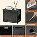 Dwanton Cat Litter Box Furniture Hidden, Cat Litter Box Enclosure, Reversible Entrance Can Be on Left or Right Side, Indoor Cabinet, Wooden Washroom, End Table, Nightstand, Dark Gray, 27.6