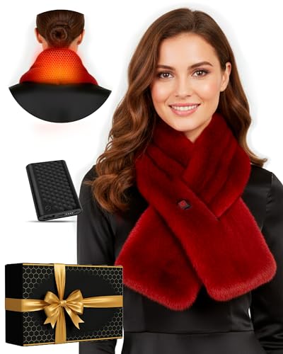Heated Fur Scarf With Valentine Gifts Pocket Gift Ideas for...