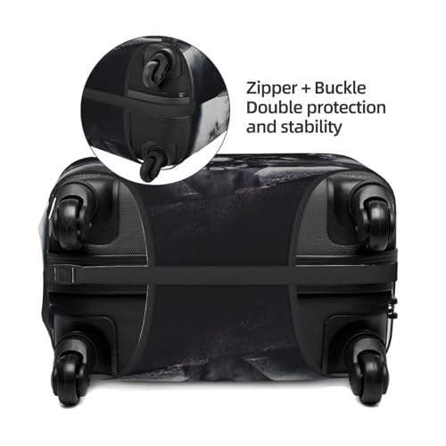 Motorbike Motorcycle Luggage Cover for Suitcase, Suitcase Cover Protector Fit 18-21 Inch Luggage Travel Accessories, S4