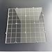 9 Pieces Modular Acrylic Map Tiles, 1-Inch Grid, 3mm Thick, Dry-Erase Surface for Tabletop Games