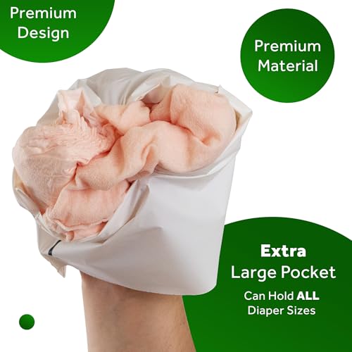 Image of MaskIT Diaper Disposal Bags | Eliminate Odor With Our Patented Odor Blocking Diaper Disposal Bags | Fits All Baby Diapers and Most Adult Diaper Sizes | Plant-Based, Made in the USA, Woman Owned