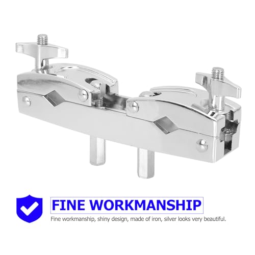 Soporte Clip para Cowbell Doble para Batería miniatura 3