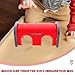 SHINEOFI Decorative Model Train Tunnel, Red Plastic Play Tunnel Toy, Miniature Railway Accessories for Kids, 6. 9 X 3. 3 X 3. 1 Inches, 1pc