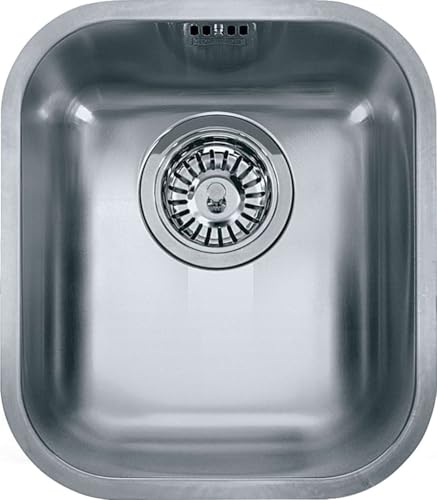 FRANKE 122.0021.439 | Évier de cuisine sous plan en acier inoxydable - Galassia (GAX 110-30) | Cuve simple | Couleur/Finition : Inox soie
