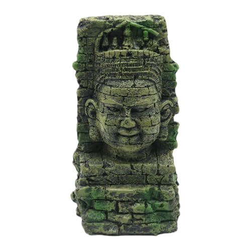 水族館の景観人工ローマのバスト魚タンクエビの育種景観景観装飾品