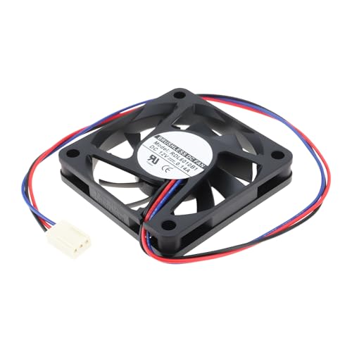 LT Easiyl Ventilador de Refrigeración de 3 Pines RDL6010B1 12 V CC 0,14 A para Chasis de Servidor Pequeño Enrutadores Y Conmutadores de Red