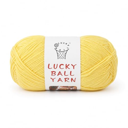 Image of Milk Cotton Yarn, 100g / 240 yd 60% Cotton 40% Acrylic #2 Fine Crochet Yarn, Soft Yarn for Crocheting & Knitting for Amigurumi Dolls, Flowers, Baby Items, Adults Handmade Crafts(Golden)