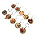 COHEALI 10pcs Key Chain Goodie Bag Fillers Food Pendants Charm Noddles Key Ring Car Pendant Keychain Mini Food Keychain Bag Purse Hanging Charms Car Key Holder Toy Room Resin Child Fashion