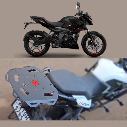 Image of Top Rack Compatible with Bajaj Pulsar N160|N250|F250 (Heavy Pipe) (Without Back Rest) (Tourer)