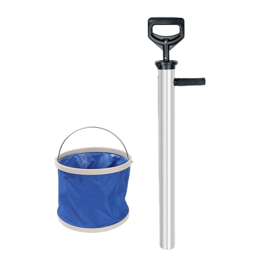 Herramienta práctica para la Captura de mariscos, Bomba de camarones Duradera, de Acero Inoxidable, para en Exteriores y Limpieza, Extractor de, Negro Plata, 92 centímetros