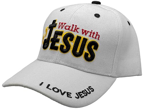 Image of Black Duck Brand Embroidered Walk with Jesus Adjustable Baseball Cap - Multiple Colors Available