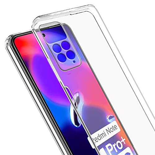 Image of Amazon Brand-Solimo Mobile Cover for Mi Redmi Note 11 Pro Plus 5G (Soft & Shockproof Back Case with inbuilt Cushioned Edges), Transparent