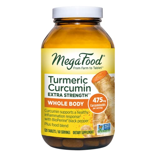 MegaFood-Turmeric-Curcumin-Extra-Strength-Whole-Body-Turmeric-Curcumin-with-Black-Pepper-475mg-Curcuminoids-Holy-Basil-Tart-Cherry-Made-Without-9-Food-Allergens-120-Tabs-60-Servings