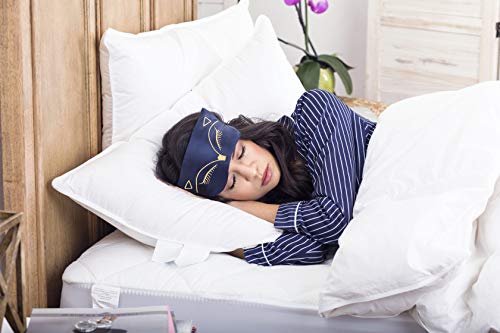 Continental Bedding White Goose Down Luxury Pillow, 550 Fill Power (Queen)