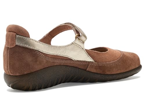 Image of NAOT Footwear Women's Kirei Maryjane with Cork Footbed and Arch Comfort and Support - Lightweight and Perfect for Travel- Removable Footbed