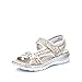 Rieker Femme Sandales 66979, Dame Sandales de Trekking,Sandales d'extérieur,Sandales de Sport,Chaussures d'été,Pebble-Multi,36 EU / 3,5 UK