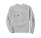Retro Outline Eevee Pokémon Style Tee Sweatshirt