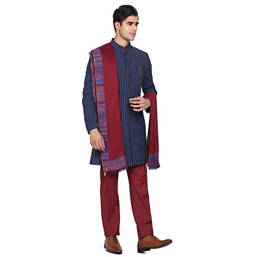 Image of blackberrys Men's Polyester Full Sleeves Business Suit Pants Set