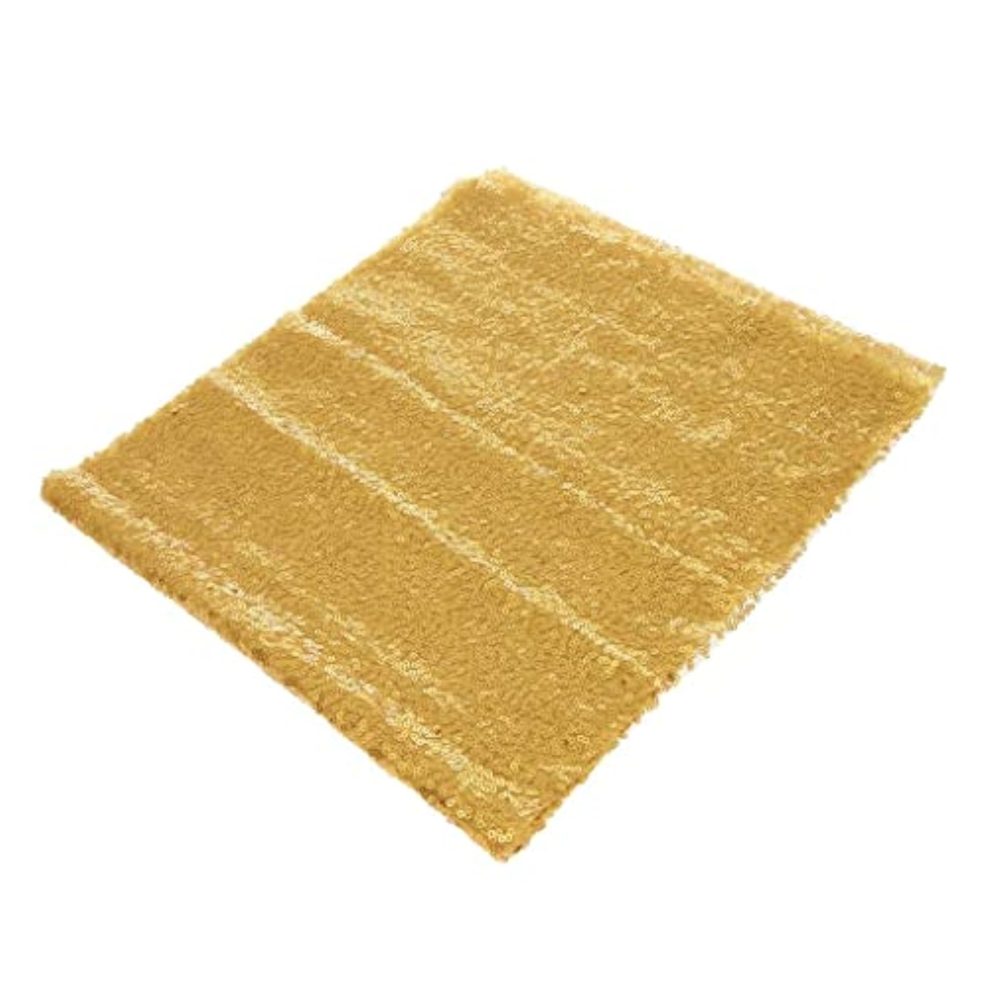 Gold Glitter Sequin Table Runner for Wedding Decoration