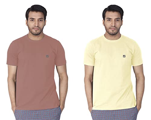 Image of Lux Nitro Pack of 2 Men's Round Neck Tshirt