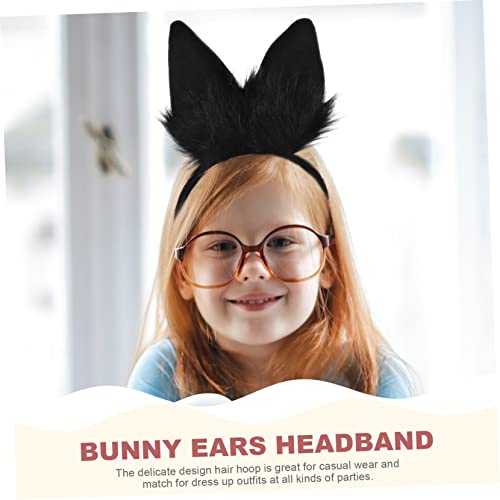 STAHAD Tiara De Orelha De Coelho Tiara De Orelhas De Coelho Tiara De Coelhinho Maquiagem Tiara Tiara