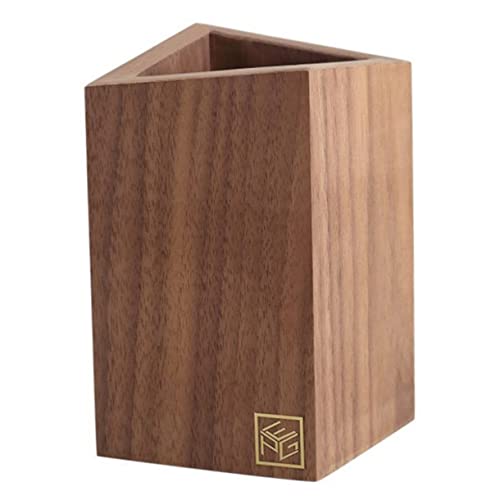 STOBOK 1 Pc Cubo De Almacenamiento De Madera Organizador Cuchillería Ampliable Cajas Bolígrafo Talón Documento Hacer Estuche De Lápices Cable Cartuchera Separadores De Cajones Cesta Brown