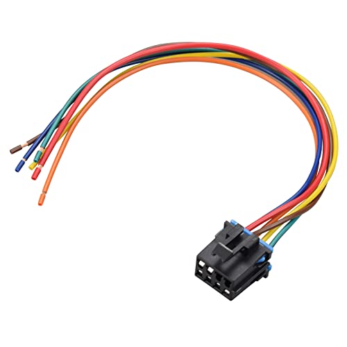 AC Heater Climate Fan Speed Control Wiring Harness Pigtail Connector Repair Kits Fit for Chevy Silverado 1500 2500 3500, 96-99 Tahoe, 15306189, PT1346