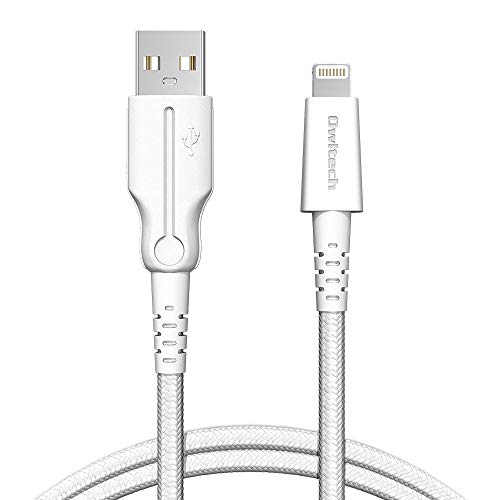 オウルテック 超タフ ライトニングケーブル 耐屈曲50,000回 Apple認証 iPhone/iPad/AirPods/AirPods Pro 各種対応 1.5m ホワイト AO15LK-WH