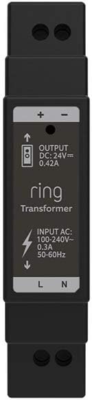 Adapter for Ring Wired Video Doorbells, Din Rail Transformer (2nd Gen)