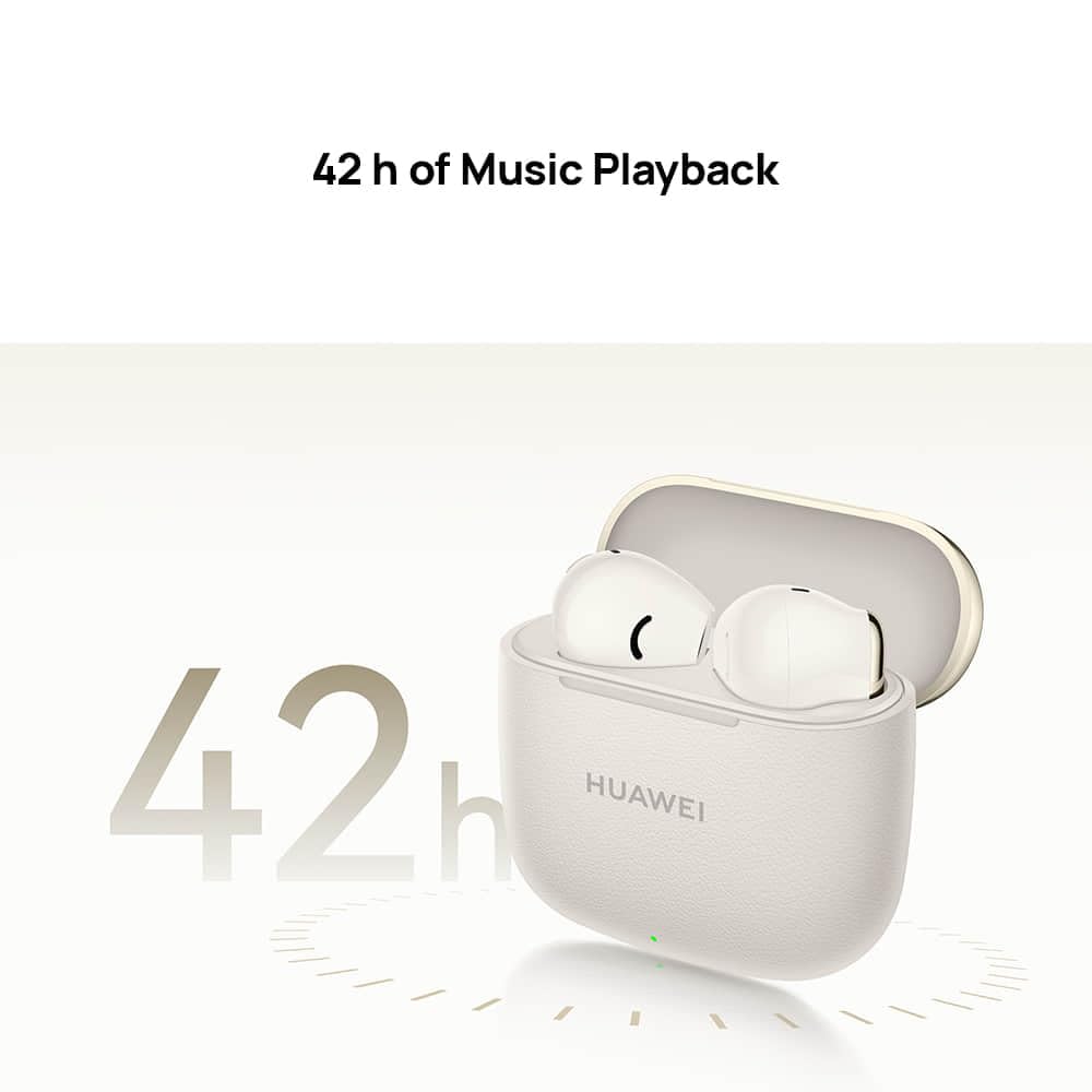HUAWEI FreeBuds SE 3, Earbuds, 42 ore di lunga durata, leggera e compatta, ricarica rapida 10 minuti, connessione semplice, connessioni Bluetooth 5.4, IP54, beige