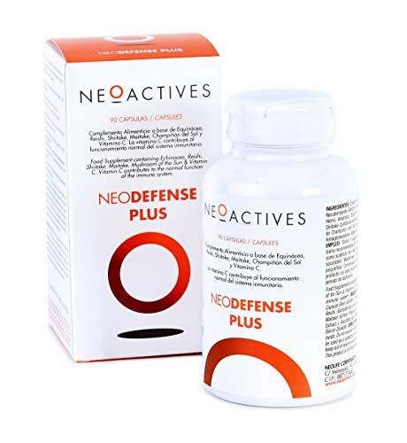 NeoDefense Plus | Complemento Alimenticio con Equinácea, Vitamina C, Reishi, Shiitake y...