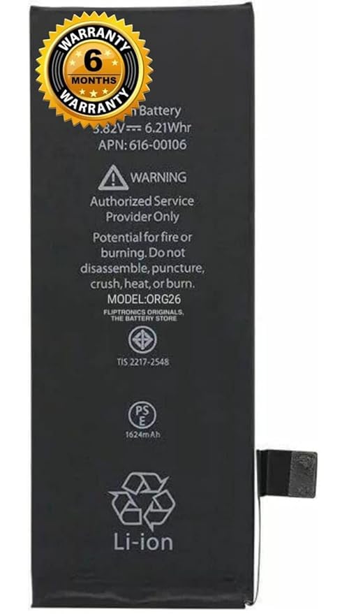 Image of Original Battery for iPhone SE / 5SE / for iPhone SE 1st Gen A1662 2016 Battery with 6 Month Warranty *** (5se0001)