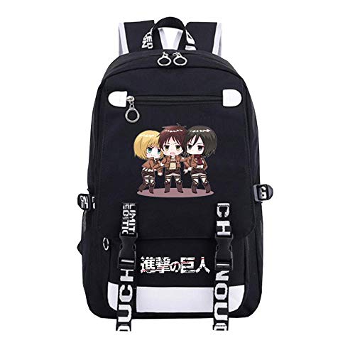 A gavvzw Mochila De Anime Cosplay Bookbag College Daypack para Computadora Portátil