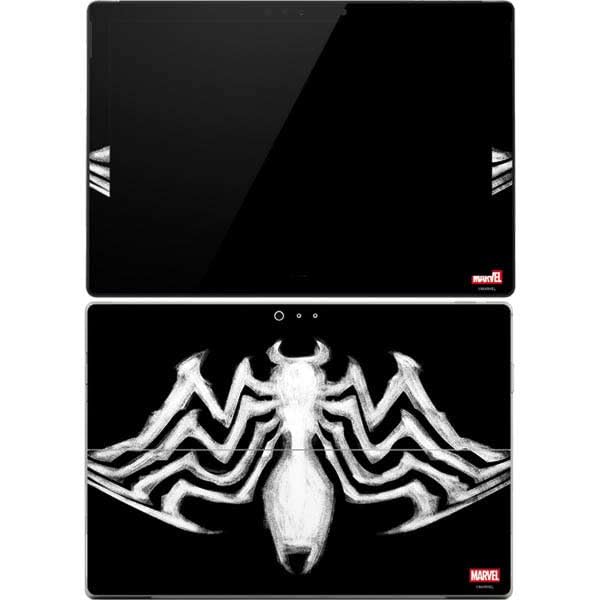 Skinit Decal Tablet Skin Compatible with Surface Pro 4 - Officially Licensed Marvel Venom Venom Logo Design