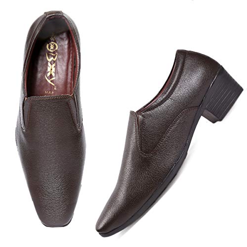 Image of BXXY Men's Height Increasing Corporate Casual Slip-On Shoes