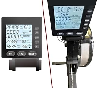 Air Rowing Machine, Indoor Foldable Rower with Digital Monitor & Steel Frame for Home or Gym