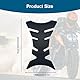 Tankpad, 2 Stück Tankschutz Motorrad-Aufkleber, 3D Motorrad Tankschutz, Tankschutz Tankaufkleber für Motorrad, für Motorrad Tankschutz, Lackschutz, Kohlefaser, Schwarz, Rot