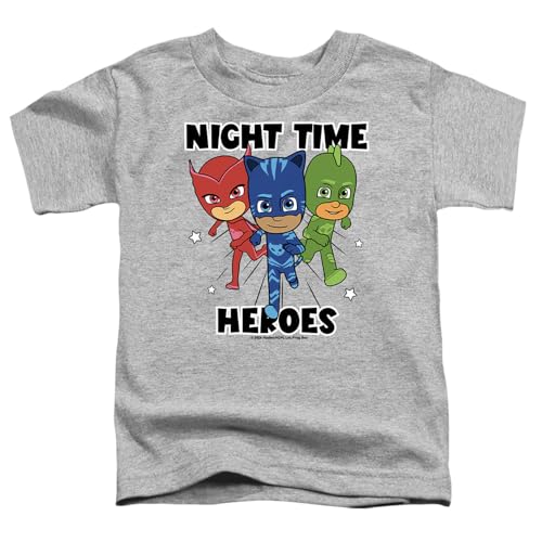 Pj Masks Night Time Heroes Kids T Shirt for Youth Toddler Boys and Girls